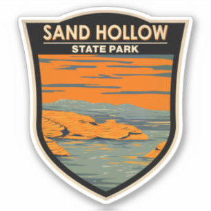 Sand Hollow State Park Utah Vintage Sticker