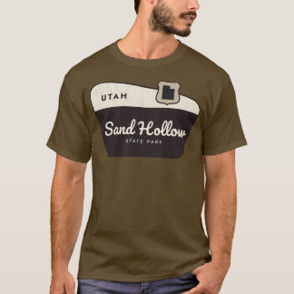 Sand Hollow State Park Utah Welcome Sign T-Shirt