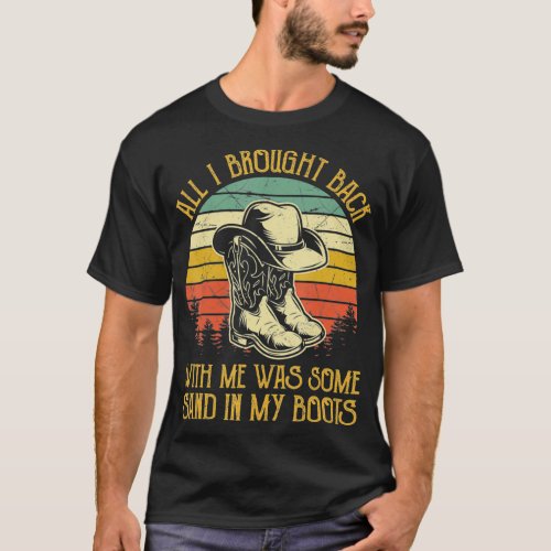 Sand In My Boots Tshirt Southern Western Country M