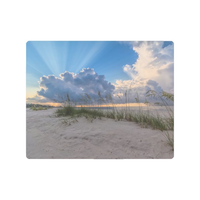 Sand in your toes metal print (Front)