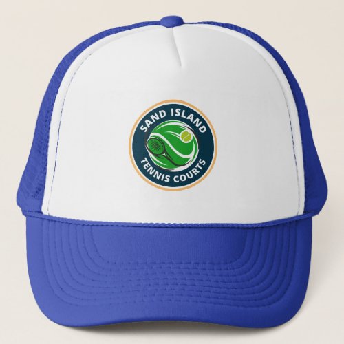 Sand Island Tennis Courts Trucker Hat