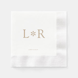 Sand & Ivory   Stylish Modern  Napkins