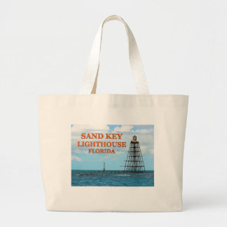 Sand Key Lighthouse, Florida Jumbo Tote Bag