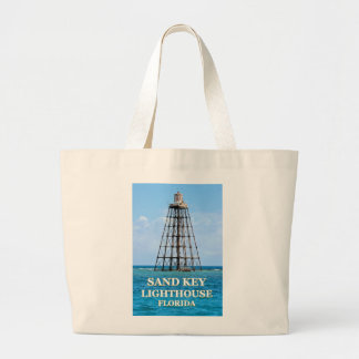 Sand Key Lighthouse, Florida Jumbo Tote Bag