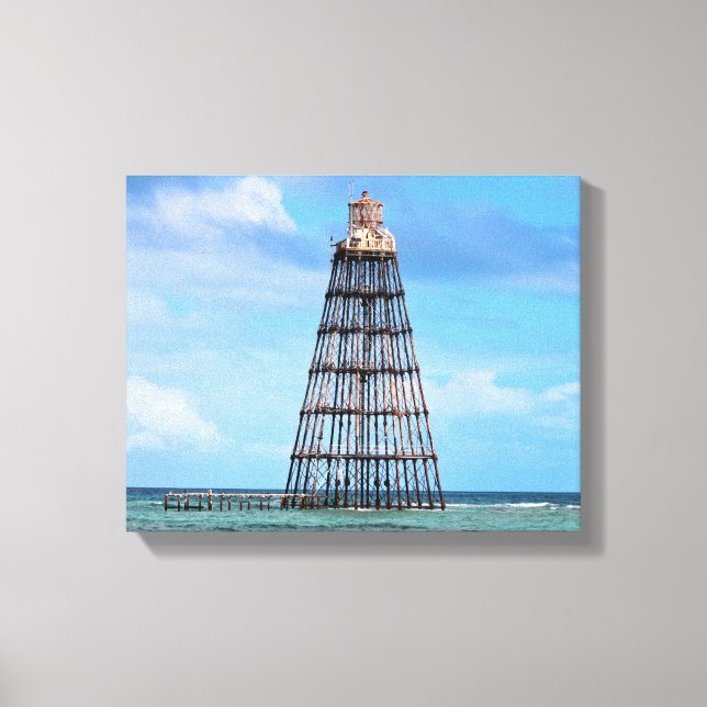 Sand Key Lighthouse, Florida Wrapped Canvas Print (Front)