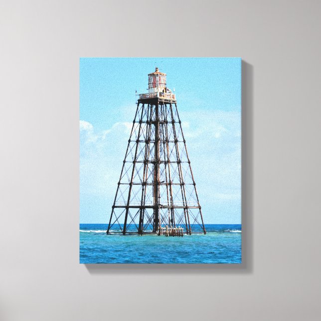 Sand Key Lighthouse, Florida Wrapped Canvas Print (Front)