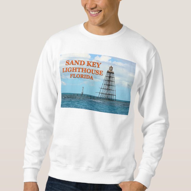 Sand Key Lighthouse, Key West Florida Keys Sweatshirt (Front)