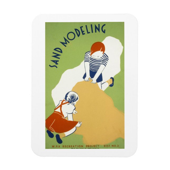 Sand Modeling Magnet (Vertical)