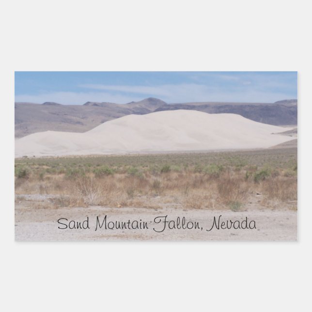 Sand Mountain Fallon, Nevada Rectangular Sticker (Front)