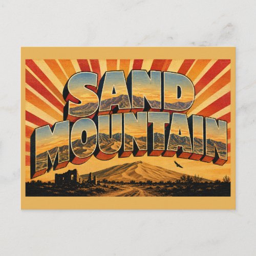 Sand Mountain Nevada Singing Dune Desert Art Postcard