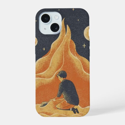 Sand muncher by day star gazer by night iPhone 15 case