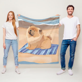 SAND N' SEA Chow Chow dog beach blanket
