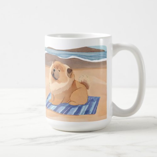SAND N SEA  Chow Chow dog  Coffee Mug