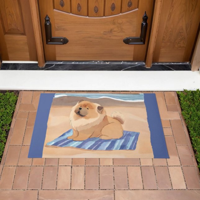 SAND N' SEA  Chow Chow dog  Doormat (Creator Uploaded)