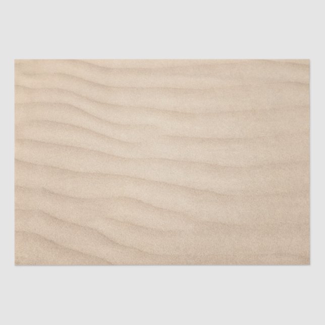 Sand Ocean Background Decoupage Tissue Paper (Front)