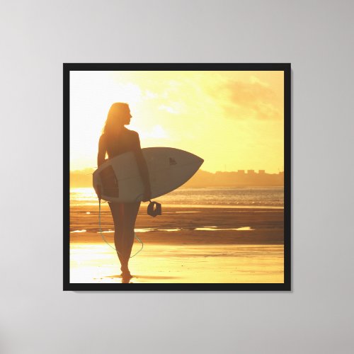 Sand Orange Red White Romantic Lover Summer Canvas Print