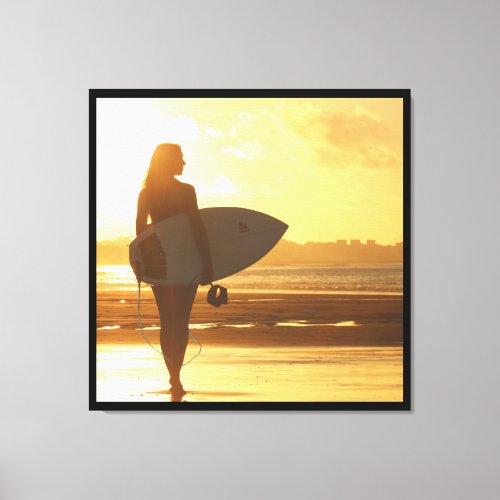 Sand Orange Red White Romantic Lover Summer Canvas Print