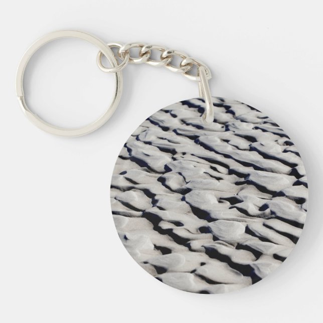 Sand pattern keychain (Front)
