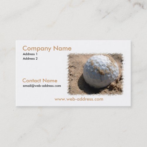Sand Pit Business Card