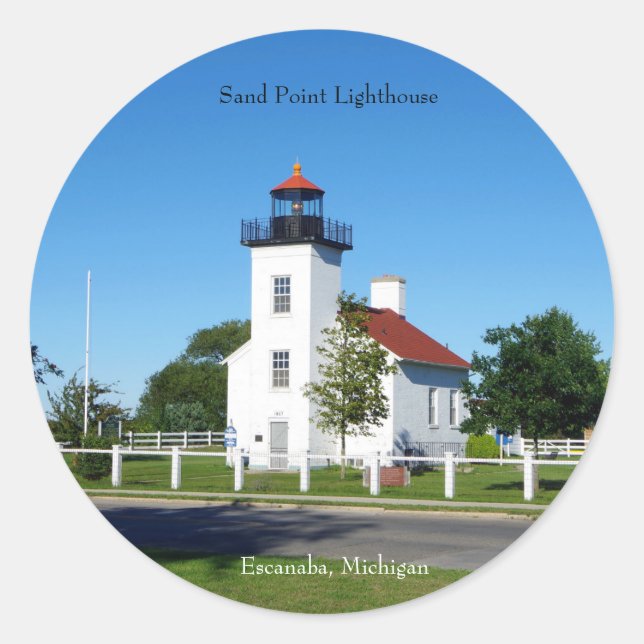 Sand Point Lighthouse sticker (Front)