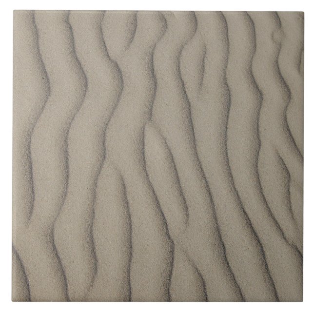 Sand ripple texture ceramic tile (Front)