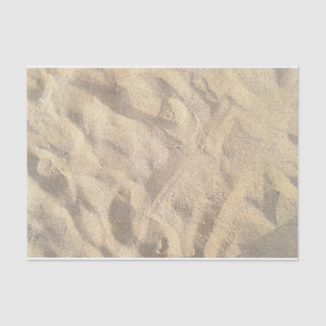 Sand scrapbook tissue paper (Front)