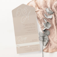 Sand | Script Watermark Monogram Wedding