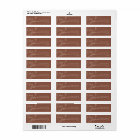 Sand | Script Watermark Wedding Return Address