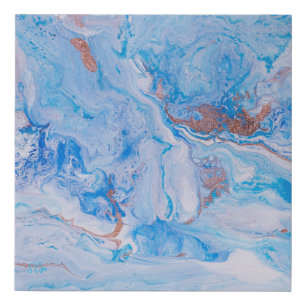 Sand & Sea Faux Canvas Print