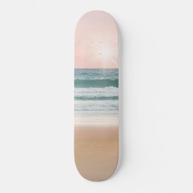 Sand, Sky, and Sea. Skateboard Deck (Front)