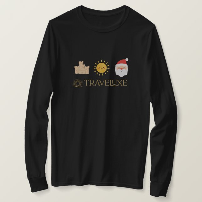 Sand Sun & Santa T-Shirt (Design Front)