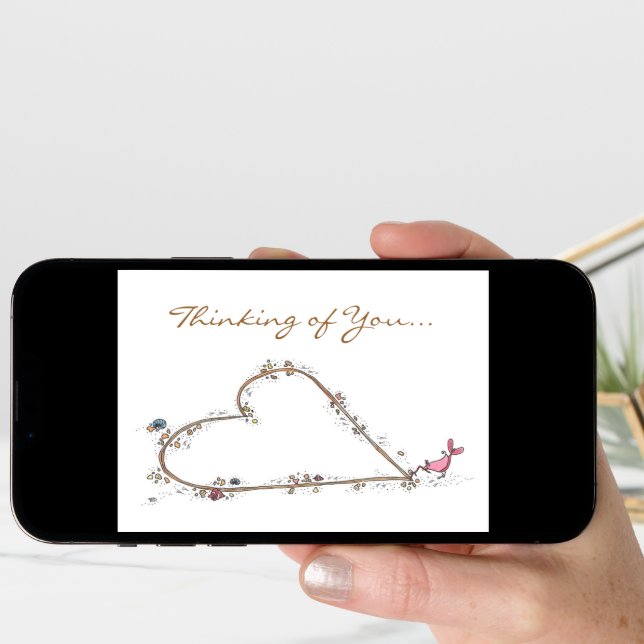 Sand Surprise, "Thinking of You" Card (Front Digital)