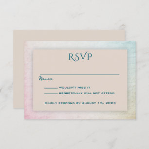 Sand Tan Simple Attendance RSVP