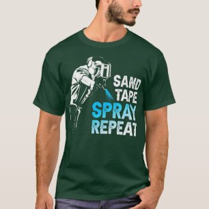 Sand Tape Spray Repeat T-Shirt