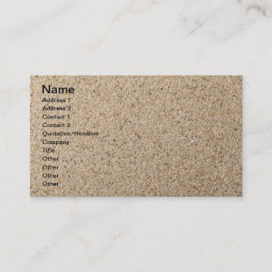 Sand Texture For Background Business Card