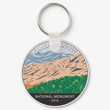 Sand to Snow National Monument California Vintage Keychain