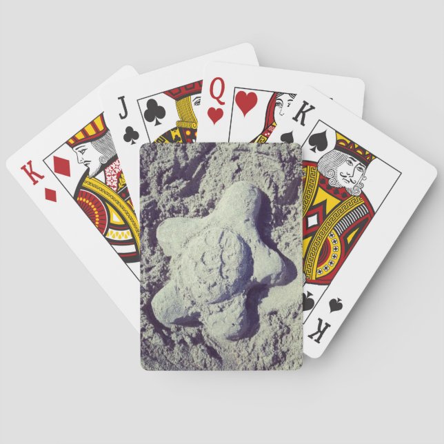 Sand Turtle Playing Cards (Back)