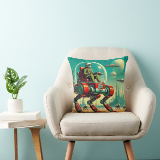 Sand Walker Throw Pillow