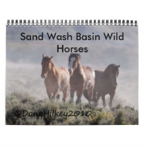 Sand Wash Basin Wild Horse Calander Calendar