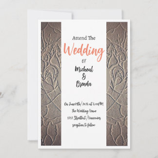 Sand Wedding Invitions Invitation