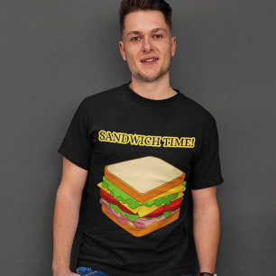 Sand which Time Food Favorites Cool Mens Graphic T-Shirt
