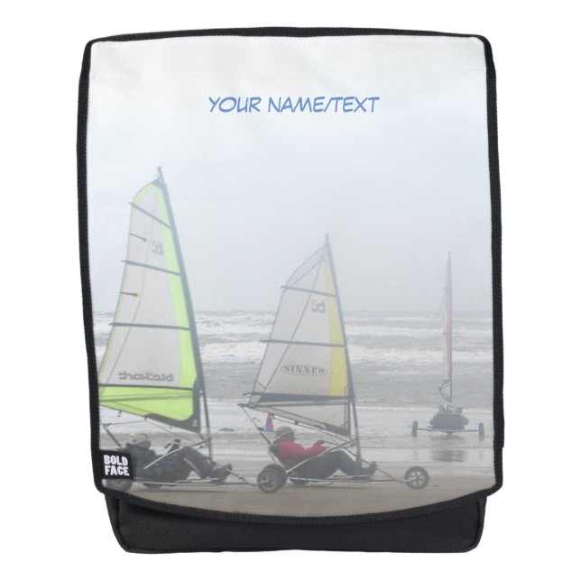 Sand Yachting Cust. Adult Backpack (Front)