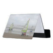 Sand Yachting Desk Business Card Holder (Angled Back)