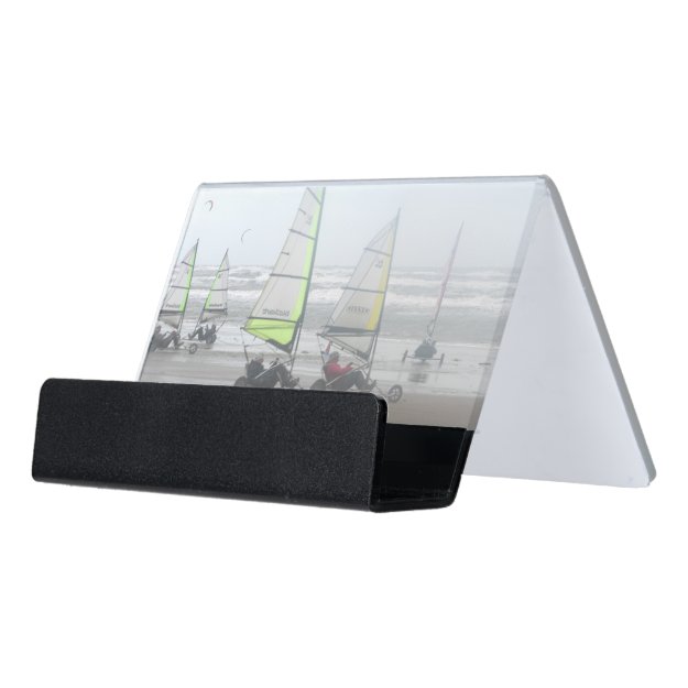 Sand Yachting Group Desk Business Card Holder