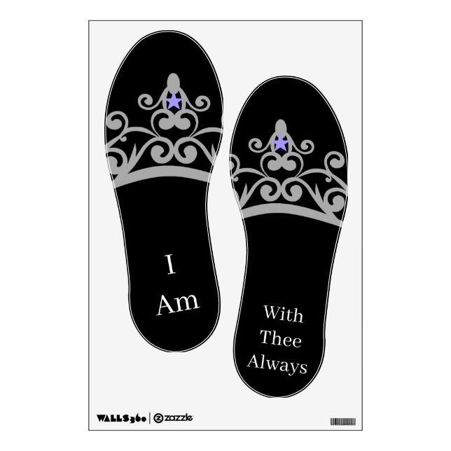Sandal Wall Decals-I Am With Thee Always Decal (Front)