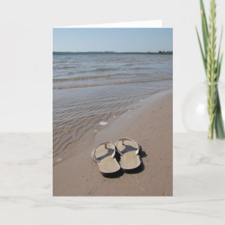 Sandals on the Beach Card
