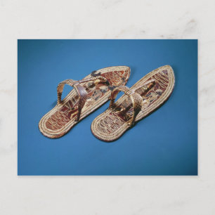 Sandals, Tomb of Tutankhamun, New Kingdom Postcard