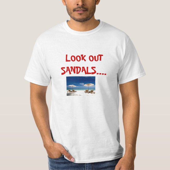 Sandals Vacation T-Shirt (Front)