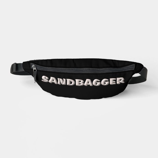 Sandbagger black fanny pack (Front)