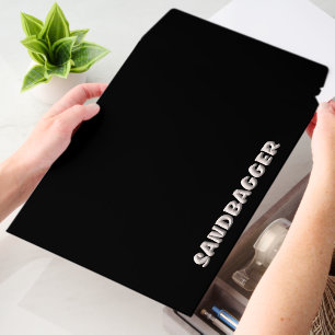 Sandbagger black horiz shipping envelope mailers m